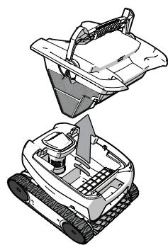 ZODIAC OT 3290 TILE - Tornax Genius - I Nettoyage du filtré - 3