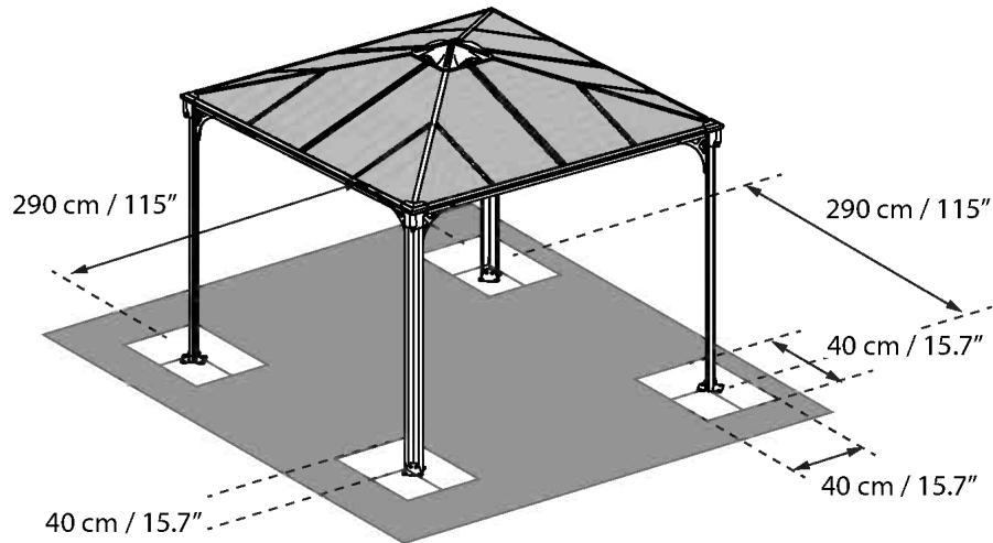 PALRAM palermo 3000 - Remarque: - 3