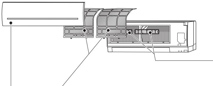 MITSUBISHI MSZ-SF25VE3 MSZ-SF35VE3 MSZ-SF42VE3 MSZ-SF50VE3 SF 2500W - Instructies: - 1