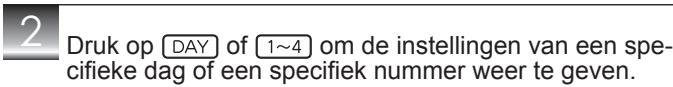 MITSUBISHI MSZ-SF25VE3 MSZ-SF35VE3 MSZ-SF42VE3 MSZ-SF50VE3 SF 2500W - De instelling van weektimer controleren - 2