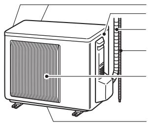 MITSUBISHI MSZ-SF25VE3 MSZ-SF35VE3 MSZ-SF42VE3 MSZ-SF50VE3 SF 2500W - DESIGNAÇÃO DAS PEÇAS - 2