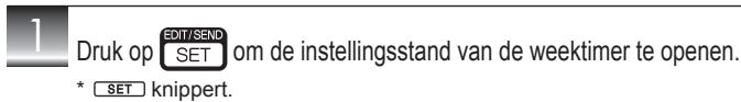 MITSUBISHI MSZ-SF25VE3 MSZ-SF35VE3 MSZ-SF42VE3 MSZ-SF50VE3 SF 2500W - De instelling van weektimer controleren - 1