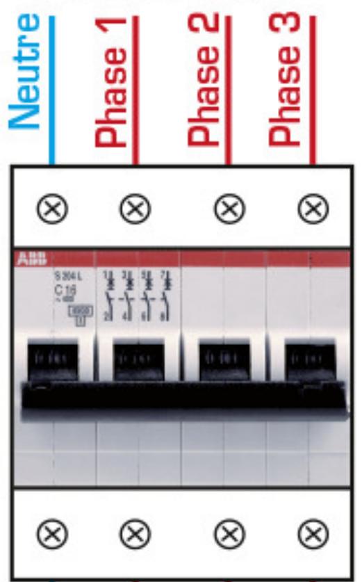 ABB tétrapolaire  16 A - 1