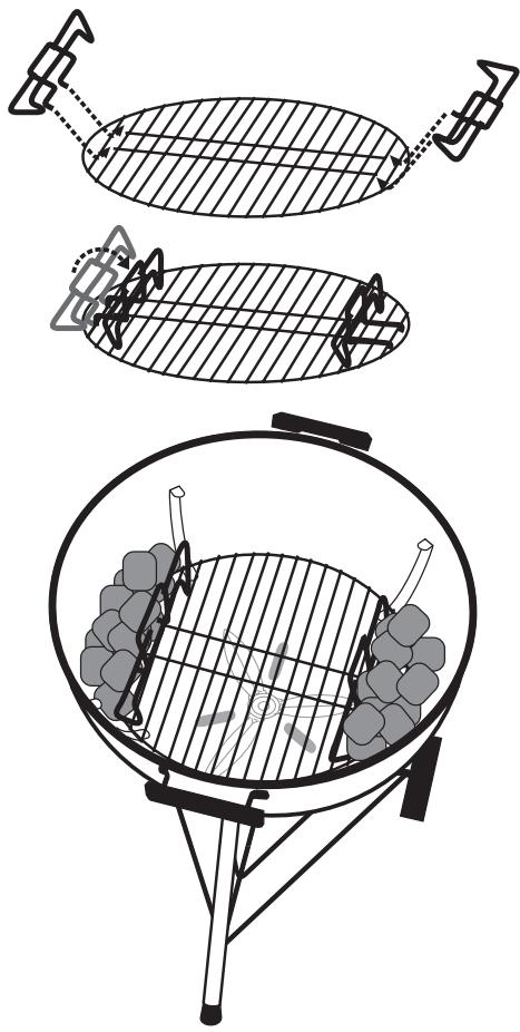 WEBER Compact kettle 57 - ANVÄNDABRIKETTHÄLLARE - 1