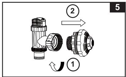 INTEX Krystal Clear 636T - INSTRUCTIONS D'INSTALLATION DE LA BUSE ORIENTABLE ET DES VANNES D'ARRÊT (optionnel) - 1
