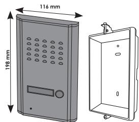 SCS SENTINEL AudioKit 3208D - B1- Contenu du kit / Dimensions - 2