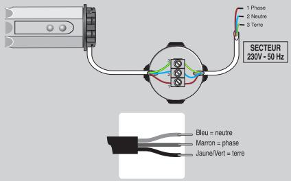 SOMFY RMS1000 - RMS2000 - Raccordement electrique - 2