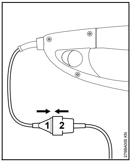 STIHL Hse71-600 - Apparaat op hetlichtnet aansluiten - 1