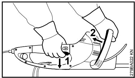 STIHL Hse71-600 - Laitteen kytkeminen poiskäytösta - 1