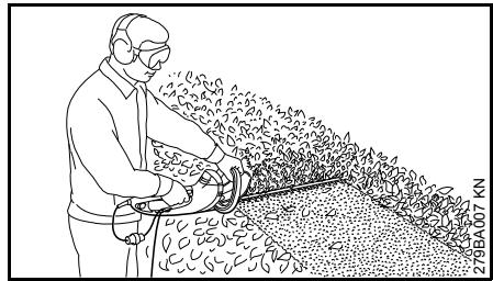 STIHL Hse71-700, 600 W L.70 cm - Vandret snit - 2