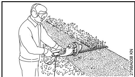 STIHL Hse71-700, 600 W L.70 cm - Senkrechter Schnitt - 4