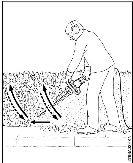 STIHL Hse71-700, 600 W L.70 cm - Coupe à la verticale - 1