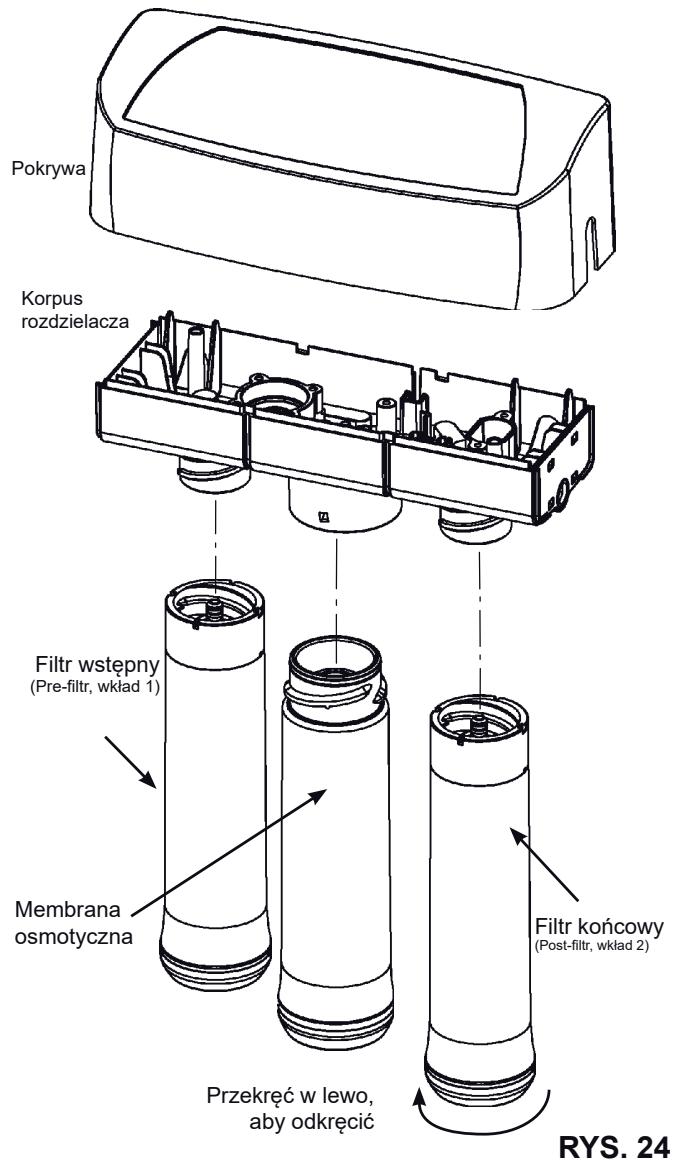 AEG Système d'osmose - WYMIANA FILTRA Z MEMBRANA OSMOTYCZNA - 1