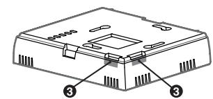 DELTA DORE Deltia 8.00 - 6050416 - Fixation du thermostat - 5