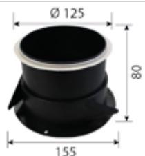 S&P BAR ALIZE - Dimensions des manchettes de raccordement (mm) - 2