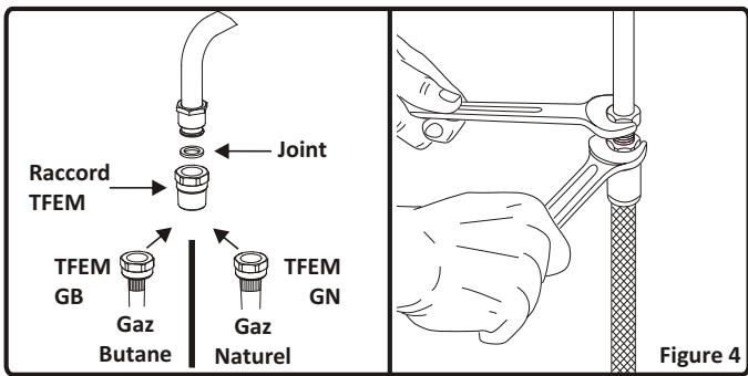 FRIONOR DGINFRI - Branchement gaz butane (G30) - propane (G31) - 1