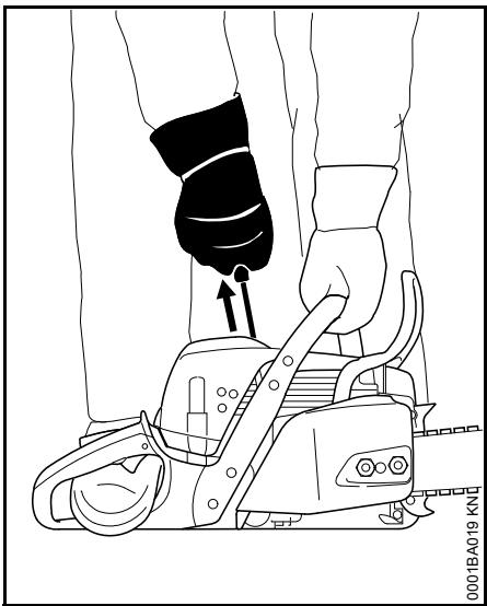 STIHL Ms 311, 391 - Lancement du moteur - 1