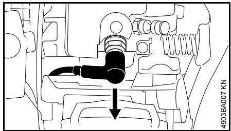 STIHL Ms 311, 391 - Démontage de la bougie - 2