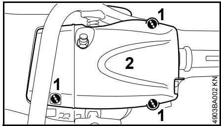 STIHL Ms 311, 391 - Démontage du capot - 1