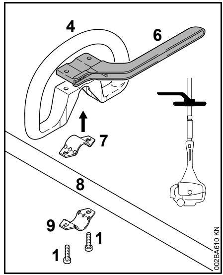 STIHL Fs 70 - Fixation de la protection - 3