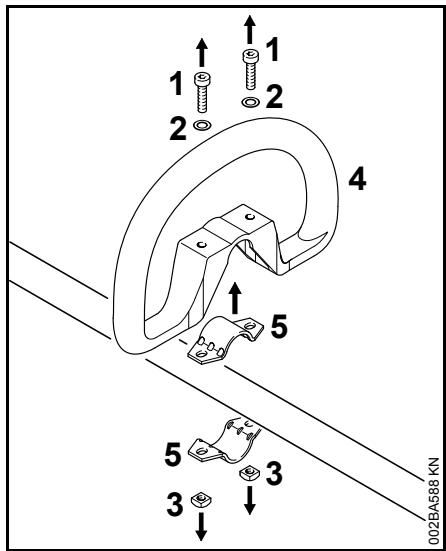 STIHL Fs 70 - Fixation de la protection - 1