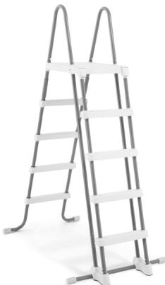 INTEX 48” (122 cm) & 52” (132 cm) - Echelle avec marches amovibles - 1