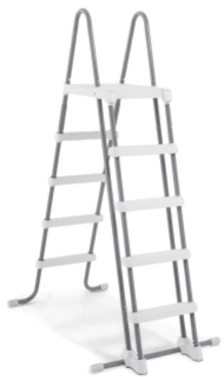 INTEX Avec plateforme 48'' (122 cm) & 52'' (132 cm) - Echelle avec marches amovibles - 1