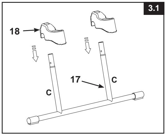 INTEX Avec plateforme 48'' (122 cm) & 52'' (132 cm) - INSTALLATION DE L'ECHELLE (suite) - 3