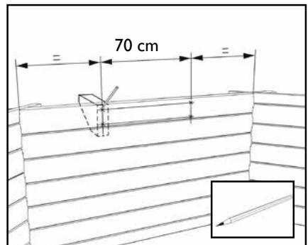 UBBINK hawaii - Le scalette devono essere utilizzate esclusivamente per accedere alla piscina Il peso massimo consentito corrisponde a 150 kg. Quando non sono utilizzato, le scalette devono essere messe in posizione di sicurezza - 23