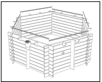UBBINK hawaii - Le scalette devono essere utilizzate esclusivamente per accedere alla piscina Il peso massimo consentito corrisponde a 150 kg. Quando non sono utilizzato, le scalette devono essere messe in posizione di sicurezza - 41