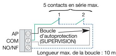 DIAGRAL DIAG38APX - Raccordement de plusieurs contacts en série autoprotégés - 1