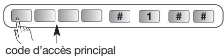 DIAGRAL DIAG45ACK - Reprogrammer le nouveau code d'accès principal du clavier - 20