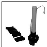 UBBINK Pool Filter 400 / 500 / 600 Pool Filter Set 400 / 500 / 600 - - Mise en place de la vanne multivoies : - 7