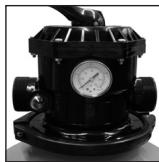 UBBINK Pool Filter 400 / 500 / 600 Pool Filter Set 400 / 500 / 600 - - Mise en place de la vanne multivoies : - 5