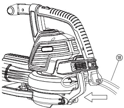 GARDENA Ergojet 3000 - Connecting the unit - cable lock/extension cables: - 1