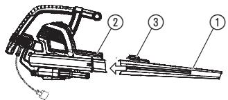 GARDENA Ergojet 3000 - Instalación del tubo de solpador: - 1