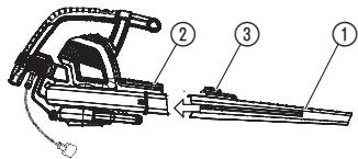 GARDENA Ergojet 3000 - Montering af blaeserrreet: - 1