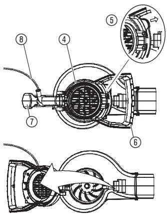GARDENA Ergojet 3000 - Montage des tubes d'aspiration : - 1