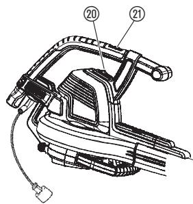 GARDENA Ergojet 3000 - Starten des Blasgeräts: - 1