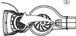 GARDENA Ergojet 3000 - Montarea tuburilaspiratorului: - 2