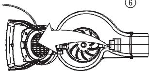 GARDENA Ergojet 3000 - Att satta i sugroren: - 2