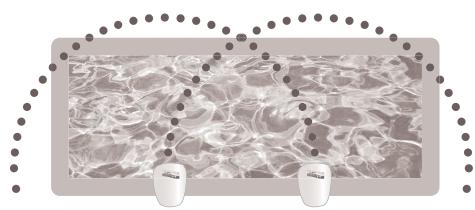 VISIOPOOL Kit alarme pour piscine enterrée 20m2 - Limites d'utilisation - 2