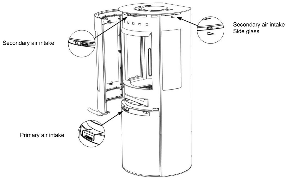 ADURO 9-5 - How do I light a fire in the wood burning stove? - 1