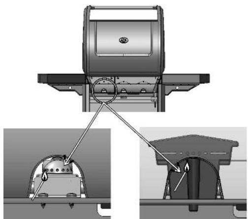 CAMPINGAZ 4 series classic LXS - i) RUCNI ZAPALOVÁNÍ HORÁKU GRILU - 1