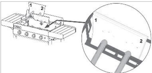 CAMPINGAZ 4 series classic LXS - Firebox-vegg - 1
