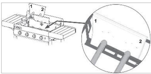 CAMPINGAZ 4 series classic LXS - Firebox wall - 1