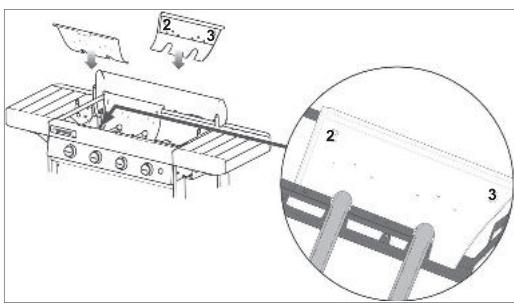 CAMPINGAZ 4 series classic LXS - Firebox wall - 2