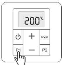 ACOVA Madras air 750 - Setting a daily programme - 2