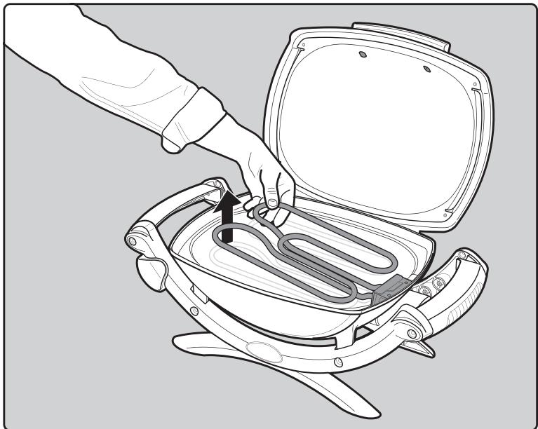 WEBER Q 2400 - NETTOYAGE DE LA DOUBLURE DE BOL DEMONTABLE - 2