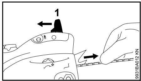 STIHL MSE 170 C, 190 C, 210 C, 230 C - Contrôle de la tension de la chaine - 1